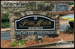 Entrance Sign Replacement