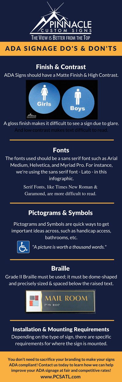 The Do's and Don'ts of ADA signage