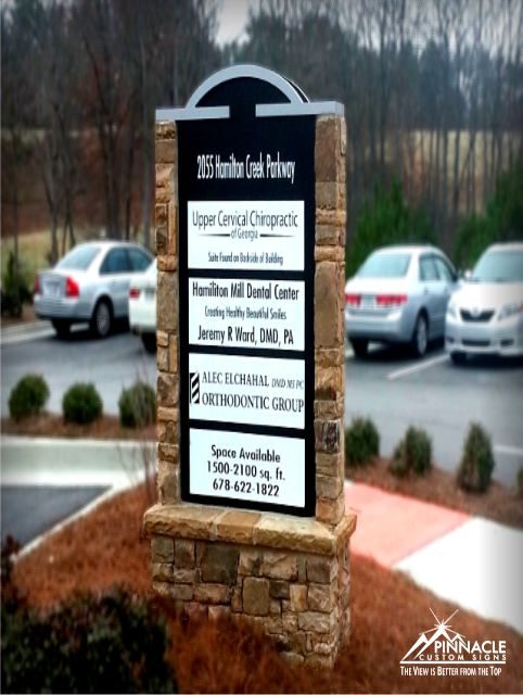 monument sign for a doctor's office