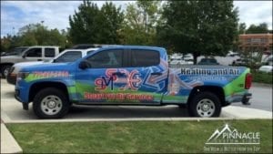 Mechanical Pickup Truck Wrap