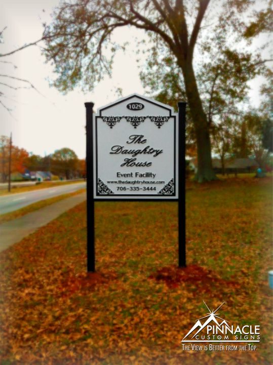 We offer custom outdoor building signs like monument signs and more.
