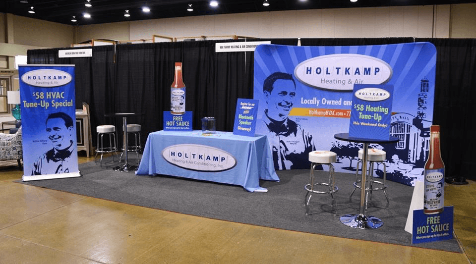 Holtkamp Heating & Air Conditioning Trade Show Display