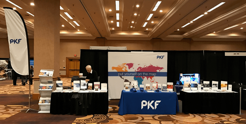 Trade show booth PKF International