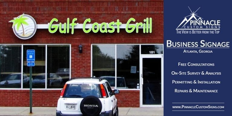 External Wall-Mounted Signage in Atlanta, GA