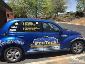 Car wrap for Protect Inspect
