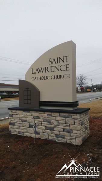 St. Lawrence Monument Sign