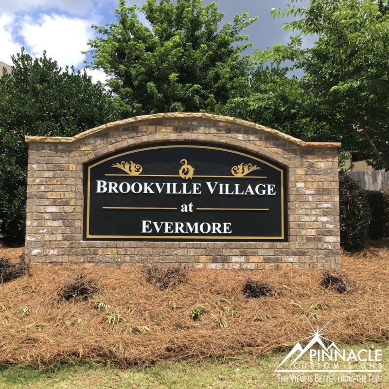 Residential Entrance Sign