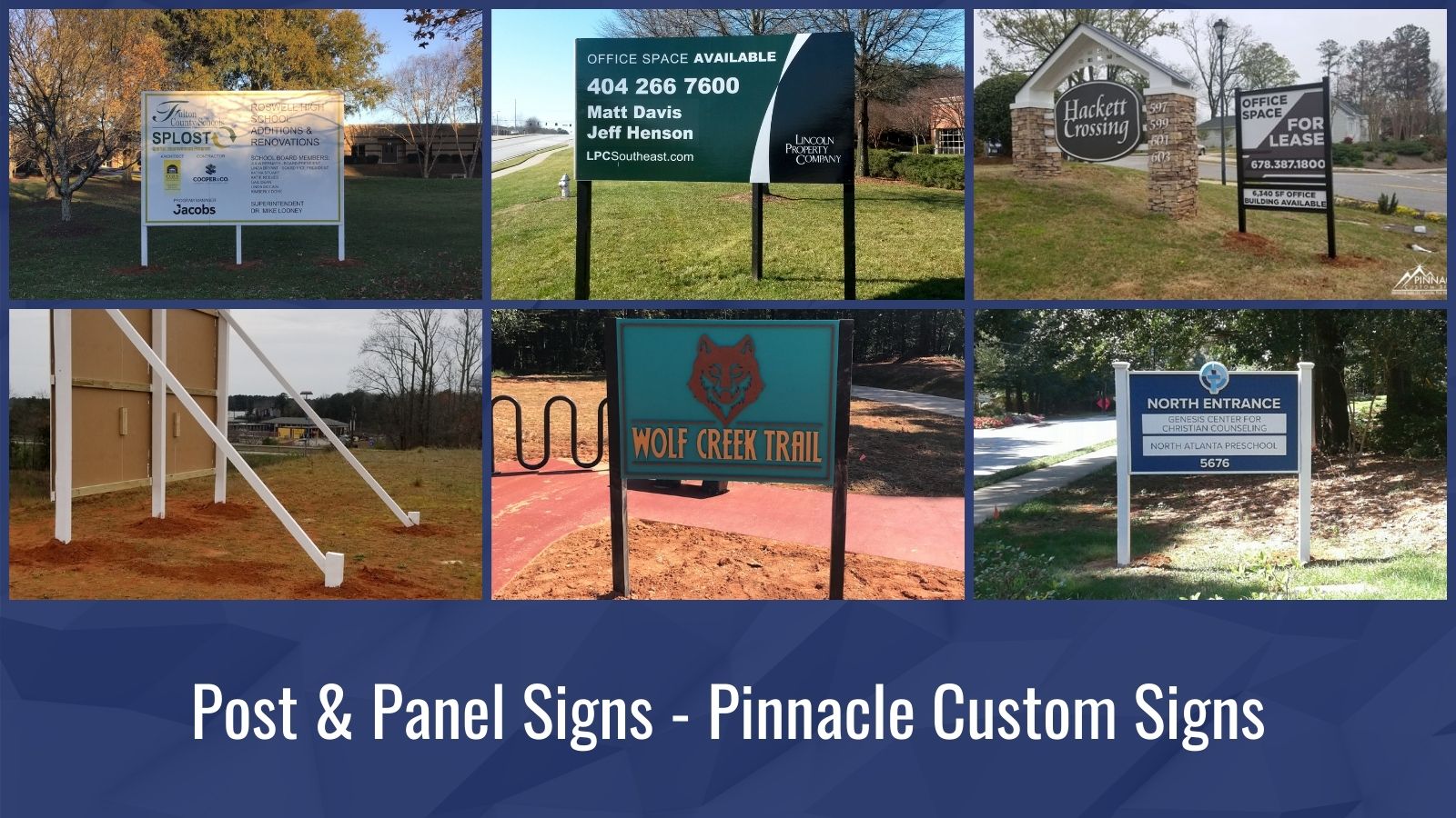 Post Signs Atlanta Panel Signs Atlanta Ga