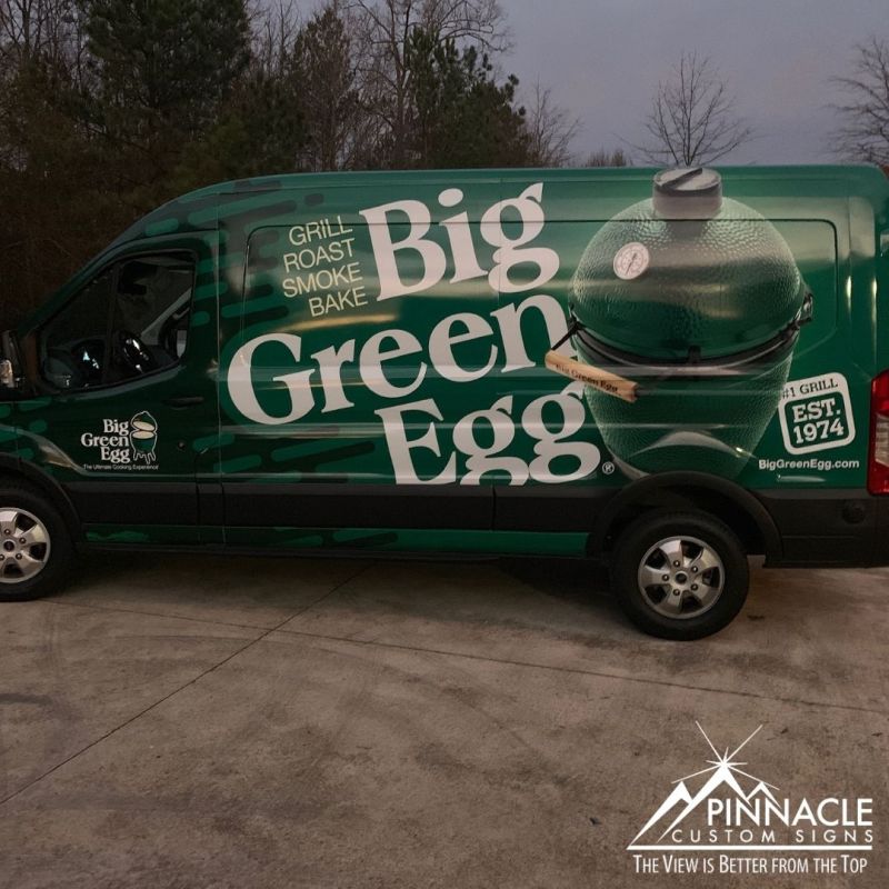 Full van wrap for the Big Green Egg
